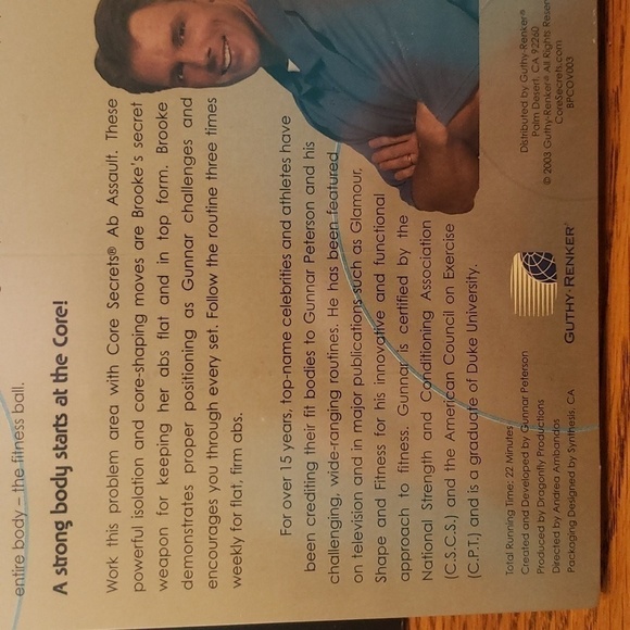 Nwot Unopened Exercise DVD: Ab Assault Brooke Burke Gunner Peterson - Picture 5 of 8